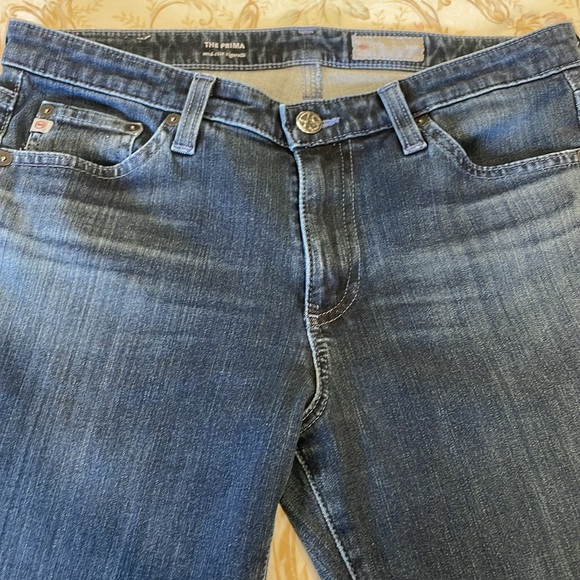 Ag Jeans Contour 360 The Prima Mid Rise Cigarette Leg Skinny Jeans Sz. 28R - Picture 9 of 15